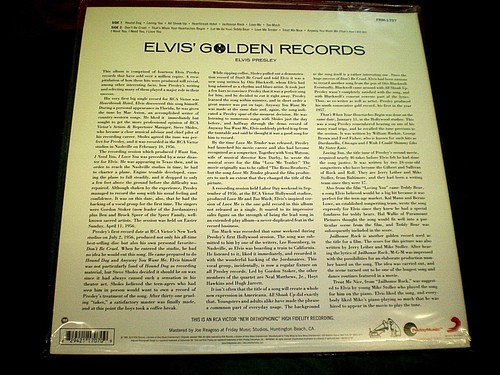 ELVIS PRESLEY - Elvis' Golden Records - new & sealed VINYL LP- (Friday Music) - Picture 2 of 2