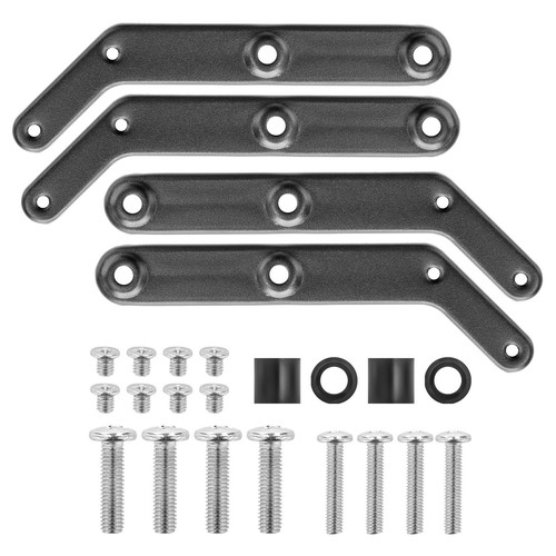 deleyCON VESA Adapter für Wandhalterungen von VESA 200x200 auf 300x300, 400x400 - Bild 4 von 5