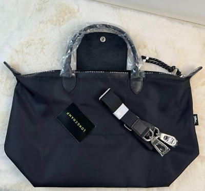 すぐ届く!【国内発送】Longchamp*ENERGY black*2waybag*S Longchamp Le Pliage Energy Shoulder Tote Bag 2Way Bag S