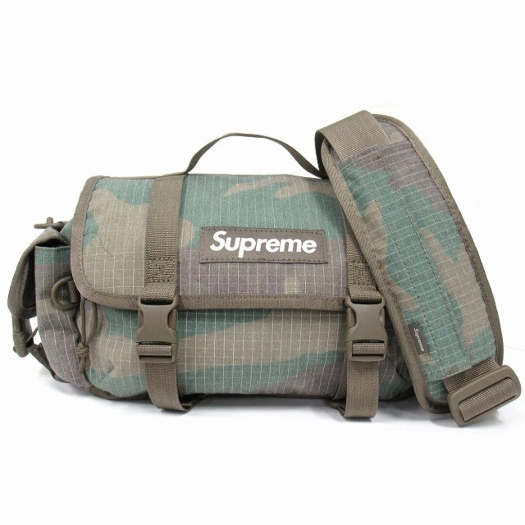24SS Supreme « Mini sac de sport Woodland Camo » mini camouflage 2 voies épaule occasion 97788
