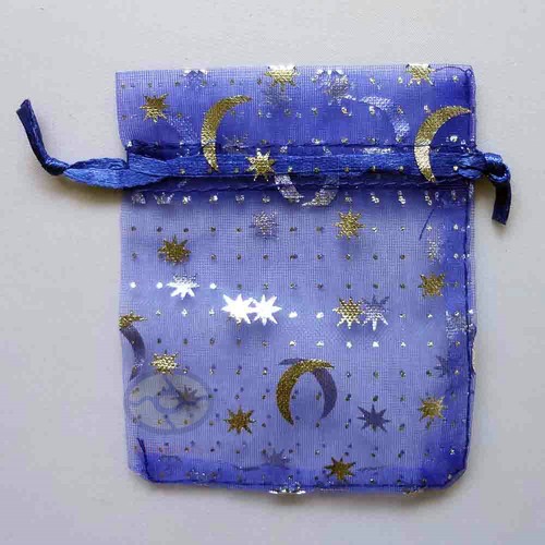 25/50/100/200pcs Print Pattern Organza Pouches Jewelry Wedding Favor Bags 4"x3"- - Bild 120 von 122