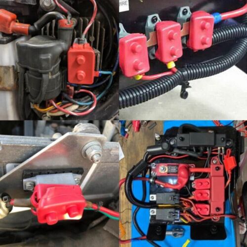 10-50A AMP 12V Circuit Breaker & Cover Dual Battery Fuse Automatic Auto Reset