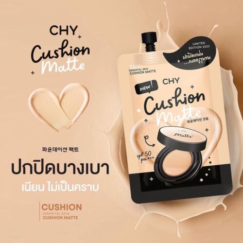 5 Sachets X 7 g Chy Hoyeon Cushion Matte Foundation Coverage Innovative Cream - Picture 5 of 13