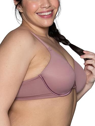 Vanity Fair Beauty Back Back Smoother Full-Figure Bra 76380 Premium Plum Sz.44C - Bild 3 von 12