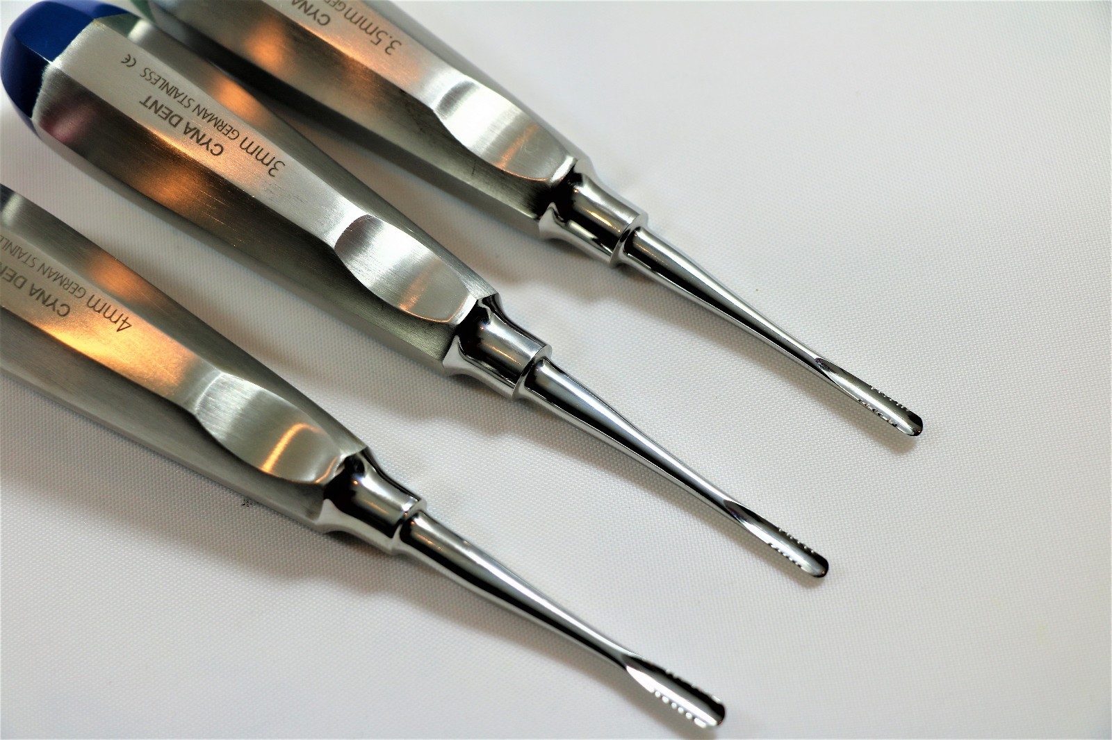NEW 3 Dental Luxating Elevator Tooth Extraction Tools 3MM+3.5MM+4MM SERRATED TIP eBay