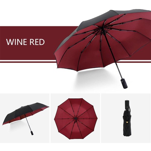 Windproof Umbrella Double Layer Resistant Fully Automatic Rain Strong X7S3 - Picture 12 of 29