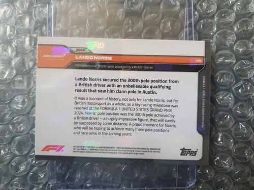 2024 F1 Topps Now List #40 To #81 - Picture 56 of 123