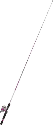 Comfortable Pink 6ft Spincast Rod Combo with Built-in Bite Alert for All Anglers - Picture 4 of 6