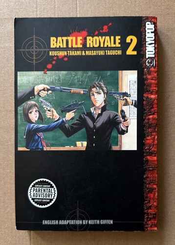 BATTLE ROYALE Vol. 2 : Koushun Takami & Masayuki Taguchi 2003 TOKYOPOP Paperback - Picture 1 of 2