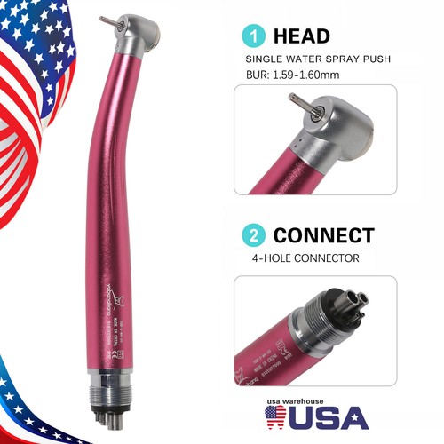 NSK Pana Max Style Dental High/Low Speed Handpiece Kit Air Turbine 4Hole 3Colors - Picture 73 of 141