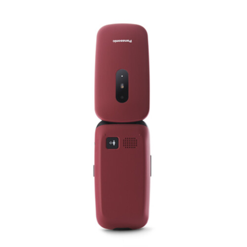 Panasonic KX-TU446EXR 6,1 cm (2.4") 110 g Rosso Telefono per anziani