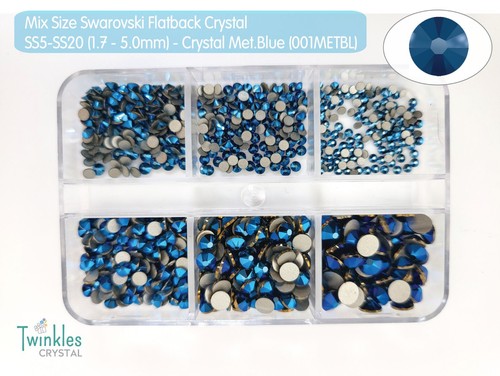 Swarovski Mix Sizes (792pcs) Flatback Nails Art Decoration Rhinestone U Pick Clr - Picture 7 of 15
