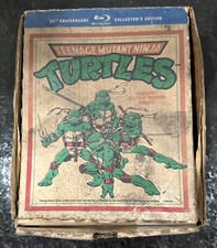 Teenage Mutant Ninja Turtles 25th Anniversary - 4 Blu Ray Box Set  - RARE -