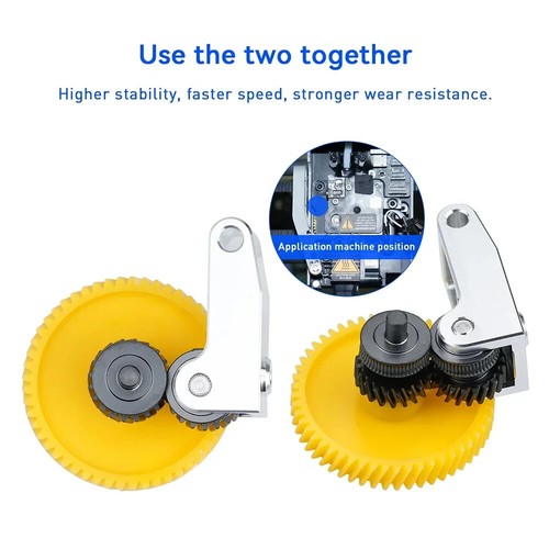 Upgrade Hardened Steel Extruder Gear Assembly For Bambu Lab P1P X1 Carbon X1C - Picture 2 of 13