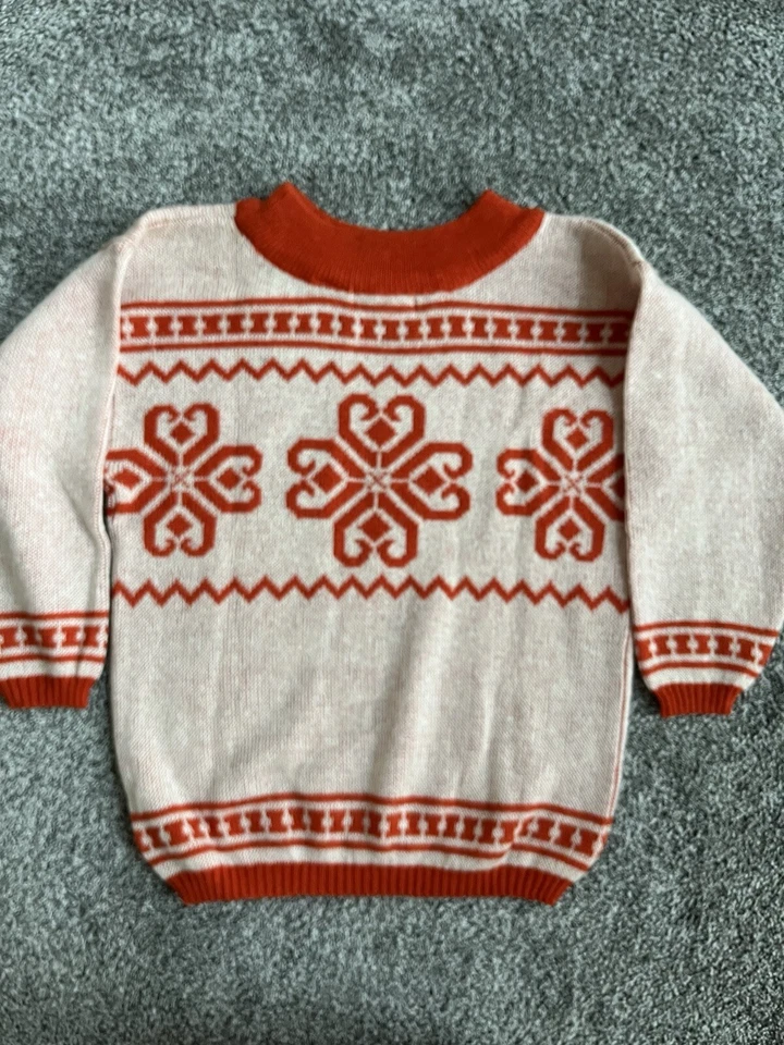 Suéter Together Para Mujer Talla Grande Multicolor Mezcla Geométrica Lana Años 80’s Vintage Foto 2 de 4