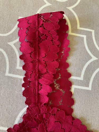 NWT Intimately Free People Bralette XS Dream Away Brami Lace Raspberry Coquette - Picture 4 of 8