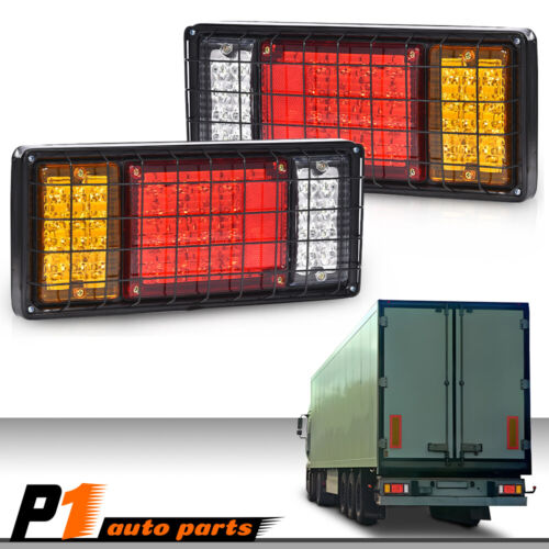40 LED Turn Signal Brake Reverse Tail Running Lights Truck Trailer RV Camper (2) - Picture 3 of 12