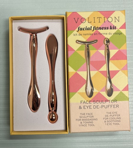 Volition Facial Fitness Kit Face Sculptor & Eye De-Puffer New - Picture 2 of 2