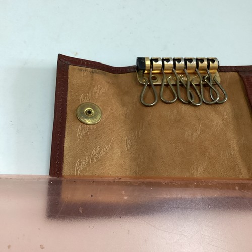 Porta 6 llaves vintage de cuero Bill Blass - Imagen 4 de 12