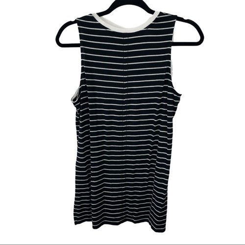 Athleta Modal Blend Striped Tank Top sz S - Picture 2 of 6