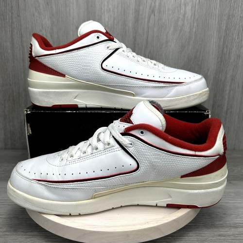 Nike Air Jordan 2 Retro Low White Varsity Red Chicago Bulls 2004 Herren 11,5 OG - Bild 2 von 10
