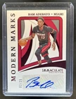 2020-21 Panini Immaculate Bam Adebayo Modern Marks Red Auto Autograph #/25 Heat