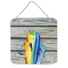 Carolines Treasures 8470DS66 Dolphin Mahi Mahi Aluminium Metal Wall or Door H...