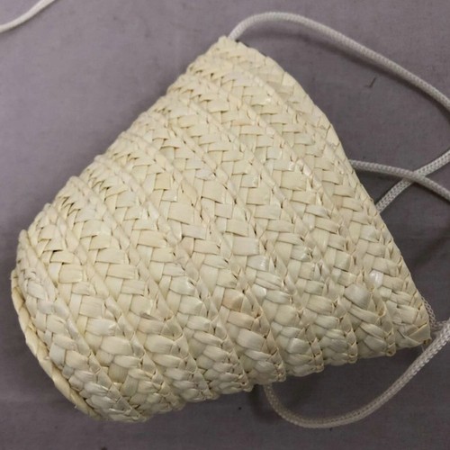 Borsa a tracolla moda borsa da spiaggia in tessuto per donna vacanza tessuto borsetta - Foto 12 di 12