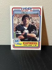 1984 Topps USFL # 52 Steve Young XRC NrMt/Mt Possible Grade 8 or 9 Set-Break HOF