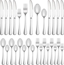 20 Piece Silverware Set Service for 4,Premium Stainless Steel Flatware Set,Mirro