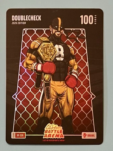 2026 Bo Jackson Battle Arena Doublecheck Aaron Rodgers Brawl Battlefoil BF-326