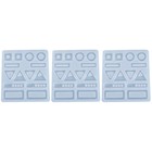 6 pcs Silicone Earring Mold Earring Epoxy Mold Jewelry Ear Making Tools