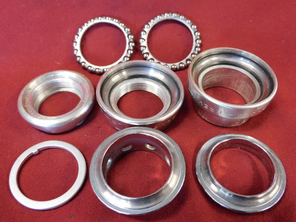 Excellent 1st Gen. 1985 Campagnolo #304/104 C-Record Headset Italian 25.4 x 24F. - Image 4 of 4