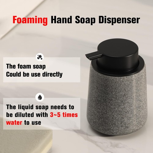 Foaming Soap Dispenser Pump, Dish Soap Dispenser Bottle, Refillable Foam Soap... - Picture 3 of 6