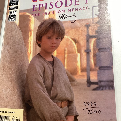 Star Wars Episode 1 The Phantom Menace #1-4 Collection Signed Dynamic Forces - Picture 4 of 10