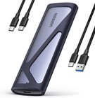 Ugreen 90264 SSD-Gehäuse Grau M.2 USB 3.2 Gen 2 10 Gbit/s Aluminium 8 TB NVMe