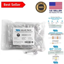 Effective 100-Pack Cigarette Filters - Lasts 10-20 Cigarettes, Compact Design