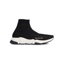 Balenciaga Logo Printed Speedrunner Black 46661604
