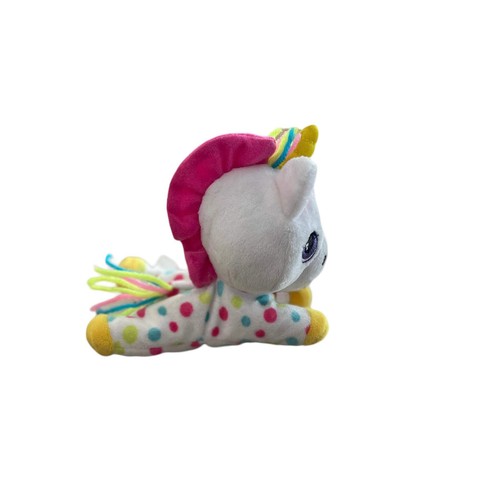 Sunny Days 5" Polkadot Baby Unicorn with Hot Pink Mane and Multicoloured Tail - Imagen 3 de 5