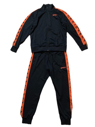 Gasp Track Suit Bodybuilding Gym Weightlifting Clothing Mens Large Black $188