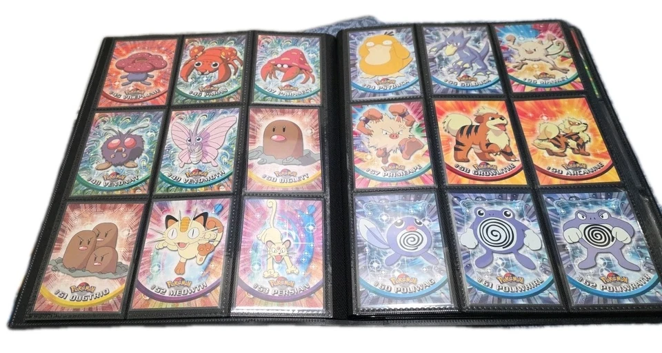 COMPLETO Pokemon Topps Serie 1, 2, 3 (TODAS LAS 232 CARTAS) + SUBCONJUNTOS/AZUL ROJO NEGRO Foto 4 de 4