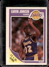 1989-90 Fleer Earvin Magic Johnson #77 Lakers