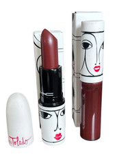 Mac Toledo Sin Lipstick  Lipglass Set 2 Pieces Brand New In Box READ