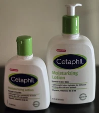 Cetaphil Moisturizing Lotion Normal To Dry Skin 1 Each Of~~ 16 Fl Oz & 8 Fl Oz 