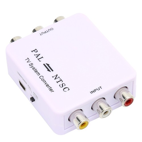 PAL/NTSC Format Converter Mini PAL NTSC Mutual Conversion Converter Adapter NEW - Afbeelding 3 van 12