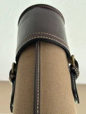 New w/ Tag - Mulholland Fly Fishing Rod Case - Latigo & Canvas