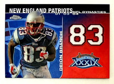 Deion Branch 2008 Topps Chrome Dynasties #DYNC-DB - New England Patriots