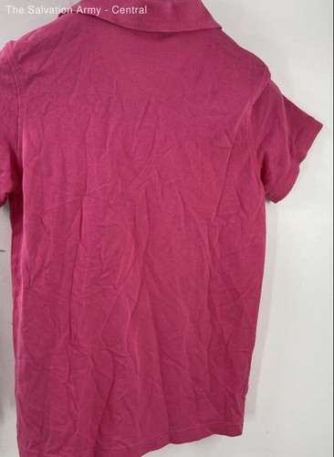Psycho Bunny Girls Pink Short Sleeve Collared Pullover Polo Shirt Size L 14/16 - Picture 2 of 7
