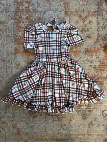 Little Stocking Co. Holiday Twirl Dress, Girlhood, EUC, Size 5