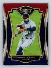 2021 Panini Select - Carlos Correa #193 - Tri-Color Prizm